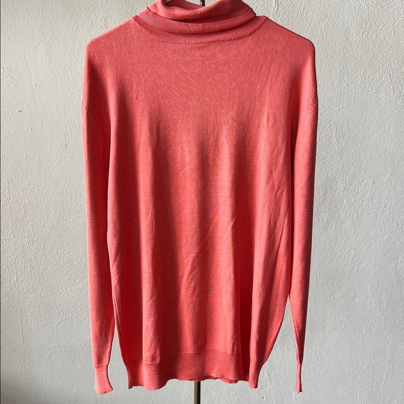 TSE Cashmere Pink Turtle Neck Womens Large - Picture 1 of 4